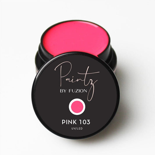FUZION PAINTZ PINK 103 UV/LED GEL 8 G NEW PACKAGING! - Purple Beauty Supplies