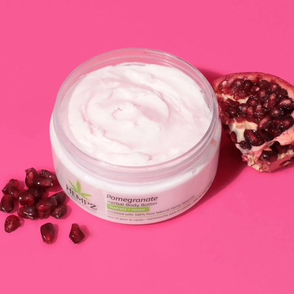 HEMPZ BODY BUTTER POMEGRANATE 8 OZ/227 G - Purple Beauty Supplies