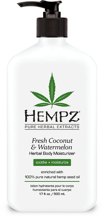 HEMPZ MOISTURIZER FRESH COCONUT & WATERMELON 17 OZ/500 ML - Purple Beauty Supplies
