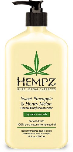 HEMPZ MOISTURIZER SWEET PINEAPPLE & HONEY MELON 17 OZ/500 ML - Purple Beauty Supplies