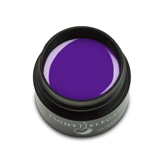 LIGHT ELEGANCE GEL PAINT NEON PURPLE UV/LED 6 ML - Purple Beauty Supplies