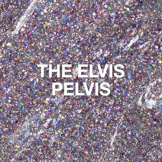 LIGHT ELEGANCE GLITTER GEL THE ELVIS PELVIS 10 ML - Purple Beauty Supplies