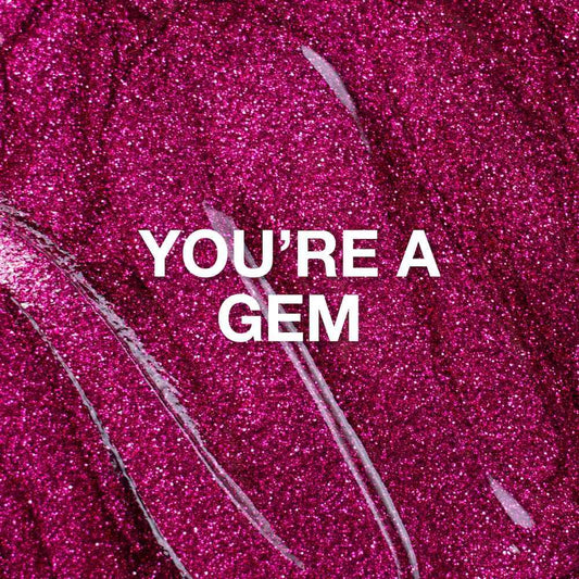 LIGHT ELEGANCE GLITTER GEL YOU'RE A GEM 10 ML - Purple Beauty Supplies