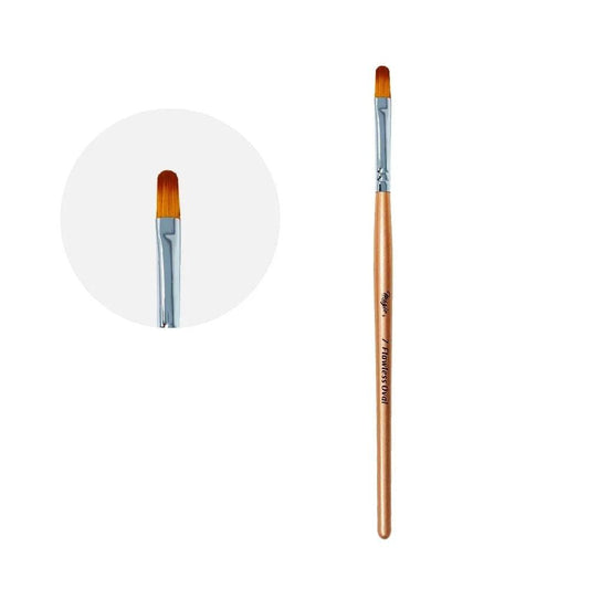 MAGIC GEL BRUSH - #7 FLAWLESS OVAL - Purple Beauty Supplies