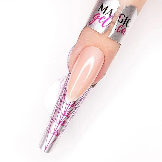 MAGIC GEL EASY SHAPE NAIL FORMS 300 PC - Purple Beauty Supplies