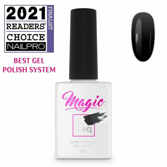MAGIC GEL MLaq CARBON BLACK #1 - Purple Beauty Supplies