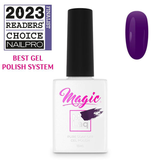 MAGIC GEL MLaq DARK ORCHID #252 - Purple Beauty Supplies