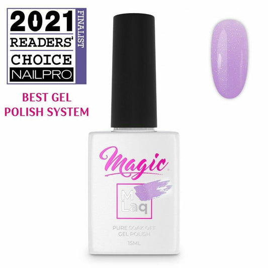 MAGIC GEL MLaq LAVENADE SHIMMER #121 - Purple Beauty Supplies