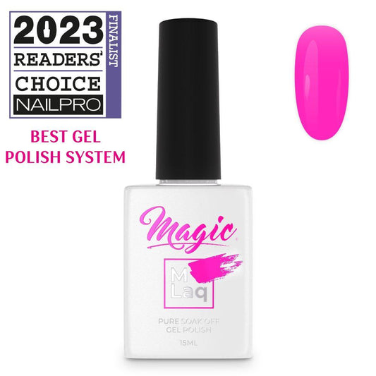 MAGIC GEL MLaq NEON PINK #275 - Purple Beauty Supplies