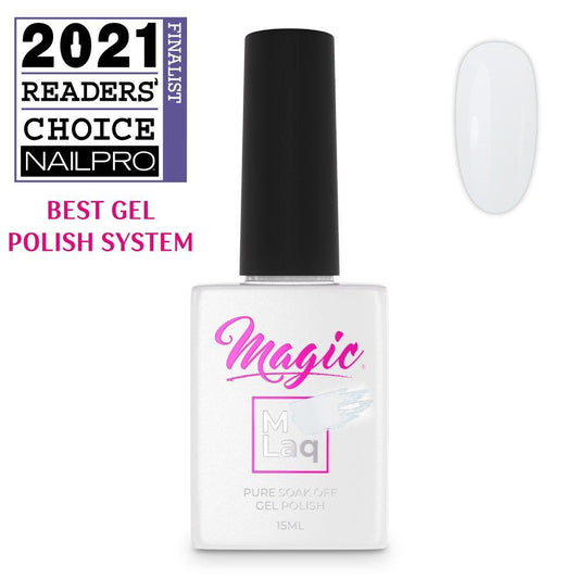 MAGIC GEL MLaq WHITE SWAN #198 - Purple Beauty Supplies