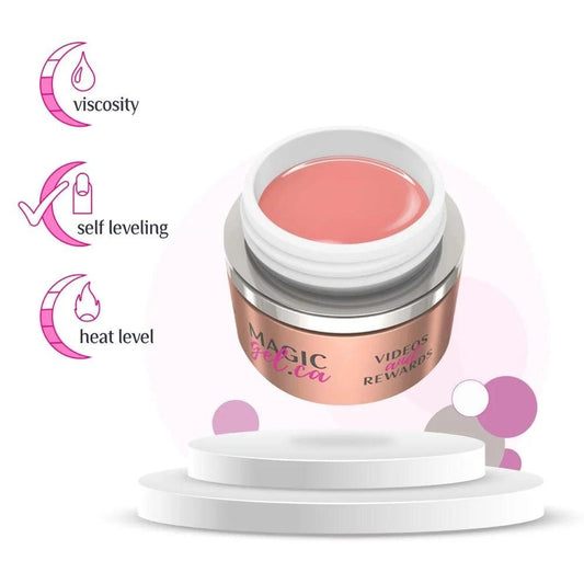 MAGIC GEL ROSE PINK BUILDER 15 ML - Purple Beauty Supplies