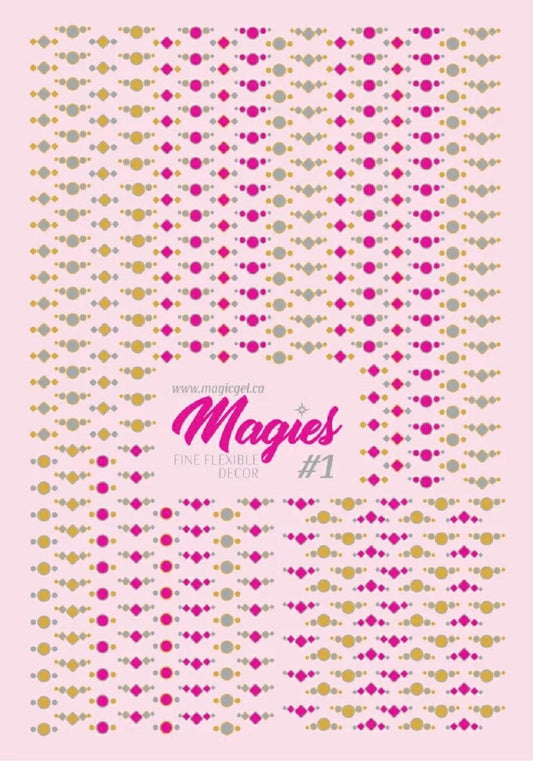 MAGIC MAGIES FLEXIBLE DECOR #1 - Purple Beauty Supplies