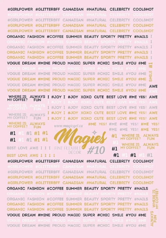 MAGIC MAGIES FLEXIBLE DECOR #10 - Purple Beauty Supplies