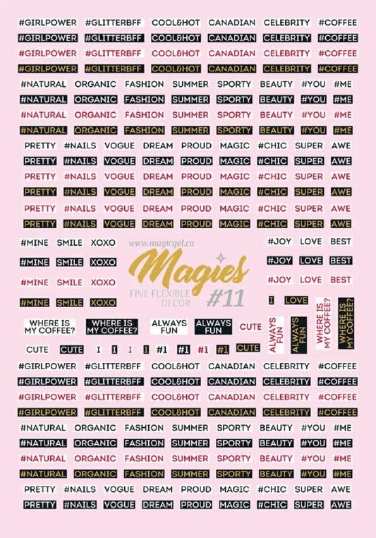 MAGIC MAGIES FLEXIBLE DECOR #11 - Purple Beauty Supplies