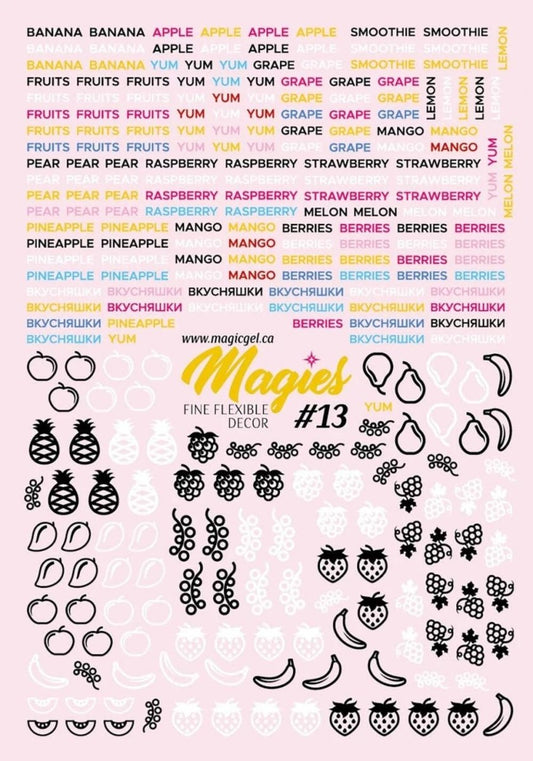 MAGIC MAGIES FLEXIBLE DECOR #13 - Purple Beauty Supplies