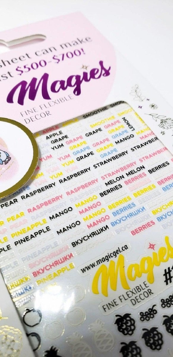 MAGIC MAGIES FLEXIBLE DECOR #13 - Purple Beauty Supplies