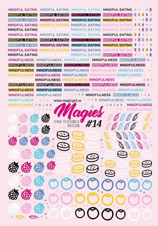 MAGIC MAGIES FLEXIBLE DECOR #14 - Purple Beauty Supplies