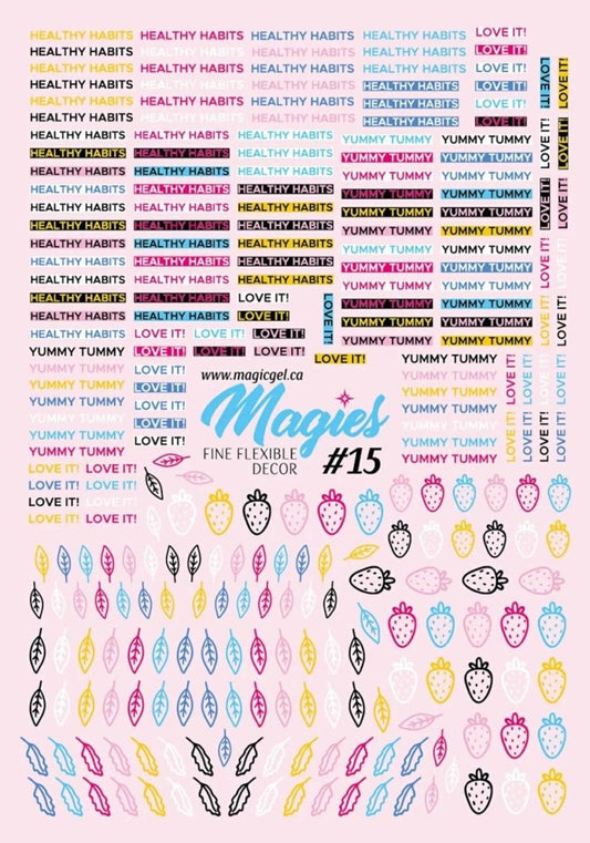 MAGIC MAGIES FLEXIBLE DECOR #15 - Purple Beauty Supplies