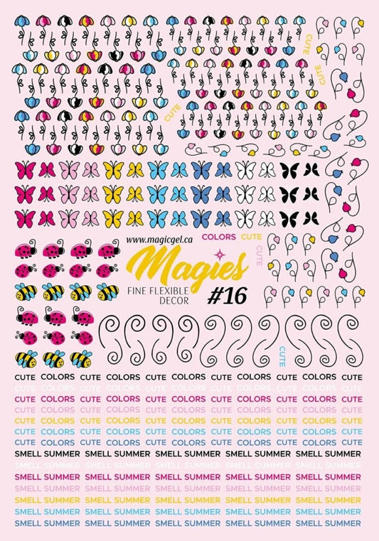 MAGIC MAGIES FLEXIBLE DECOR #16 - Purple Beauty Supplies