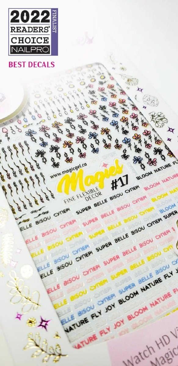 MAGIC MAGIES FLEXIBLE DECOR #17 - Purple Beauty Supplies