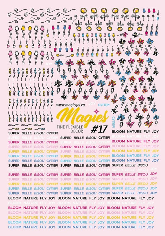 MAGIC MAGIES FLEXIBLE DECOR #17 - Purple Beauty Supplies