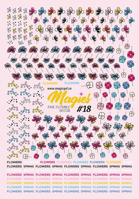 MAGIC MAGIES FLEXIBLE DECOR #18 - Purple Beauty Supplies