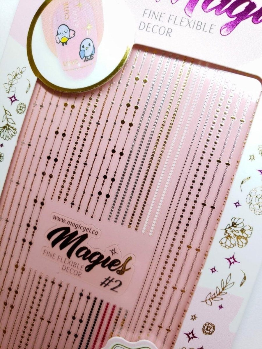 MAGIC MAGIES FLEXIBLE DECOR #2 - Purple Beauty Supplies