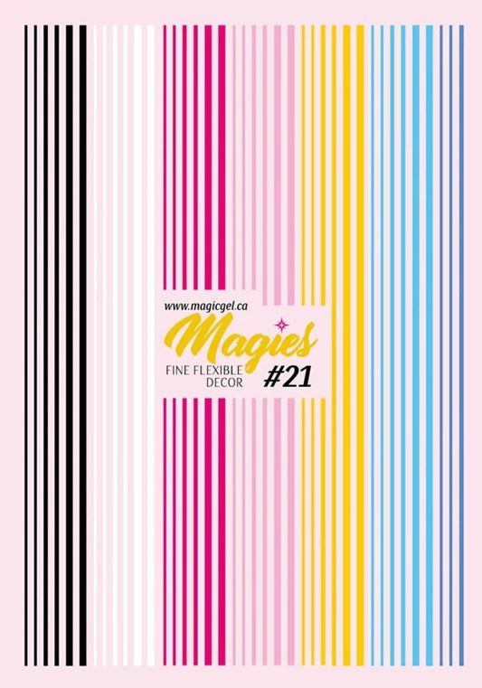 MAGIC MAGIES FLEXIBLE DECOR #21 - Purple Beauty Supplies