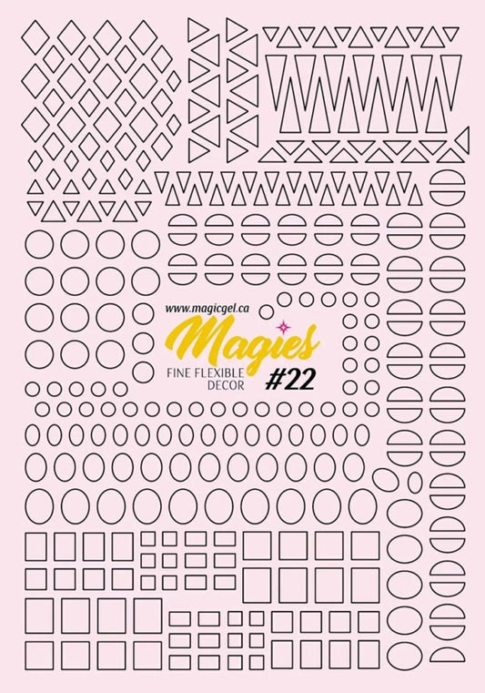 MAGIC MAGIES FLEXIBLE DECOR #22 - Purple Beauty Supplies