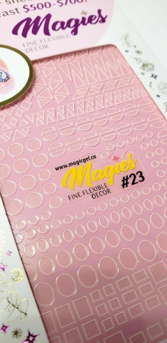 MAGIC MAGIES FLEXIBLE DECOR #23 - Purple Beauty Supplies