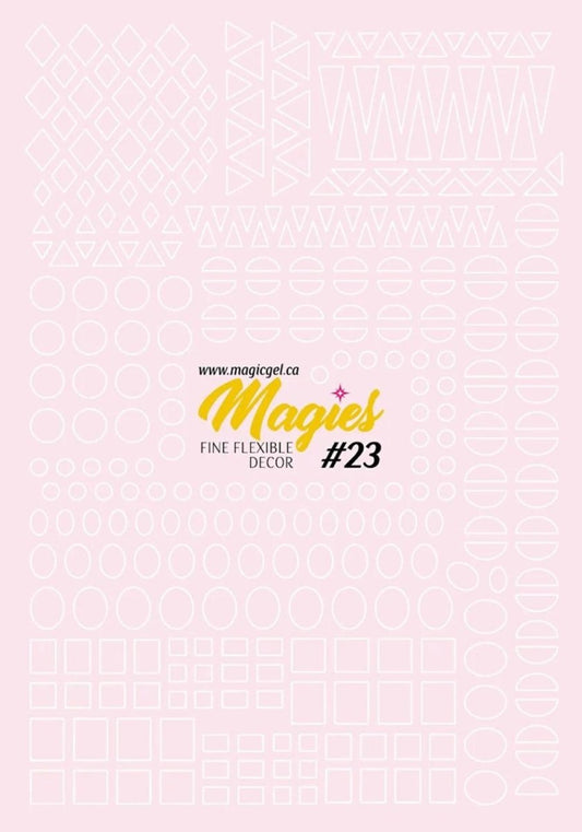 MAGIC MAGIES FLEXIBLE DECOR #23 - Purple Beauty Supplies