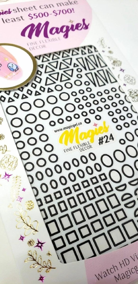 MAGIC MAGIES FLEXIBLE DECOR #24 - Purple Beauty Supplies