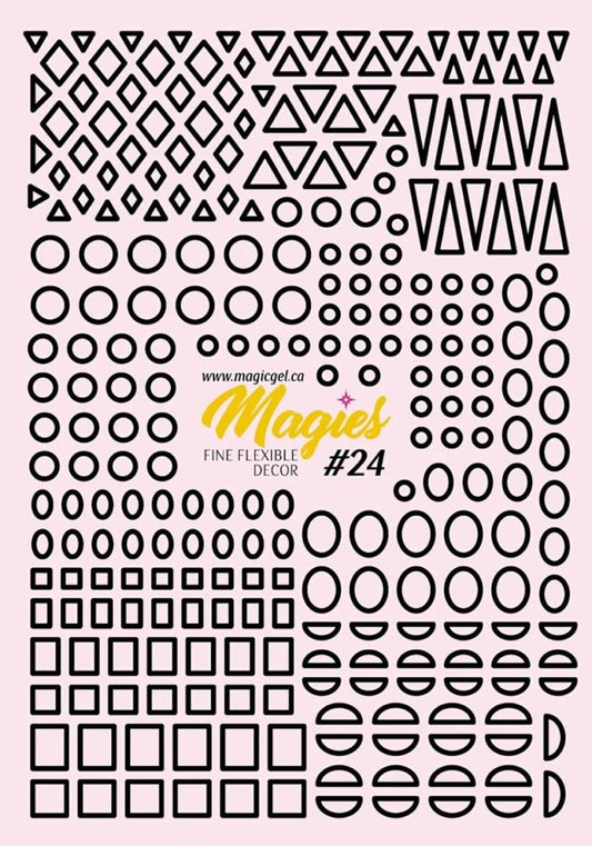 MAGIC MAGIES FLEXIBLE DECOR #24 - Purple Beauty Supplies