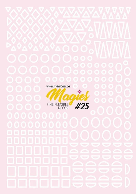 MAGIC MAGIES FLEXIBLE DECOR #25 - Purple Beauty Supplies