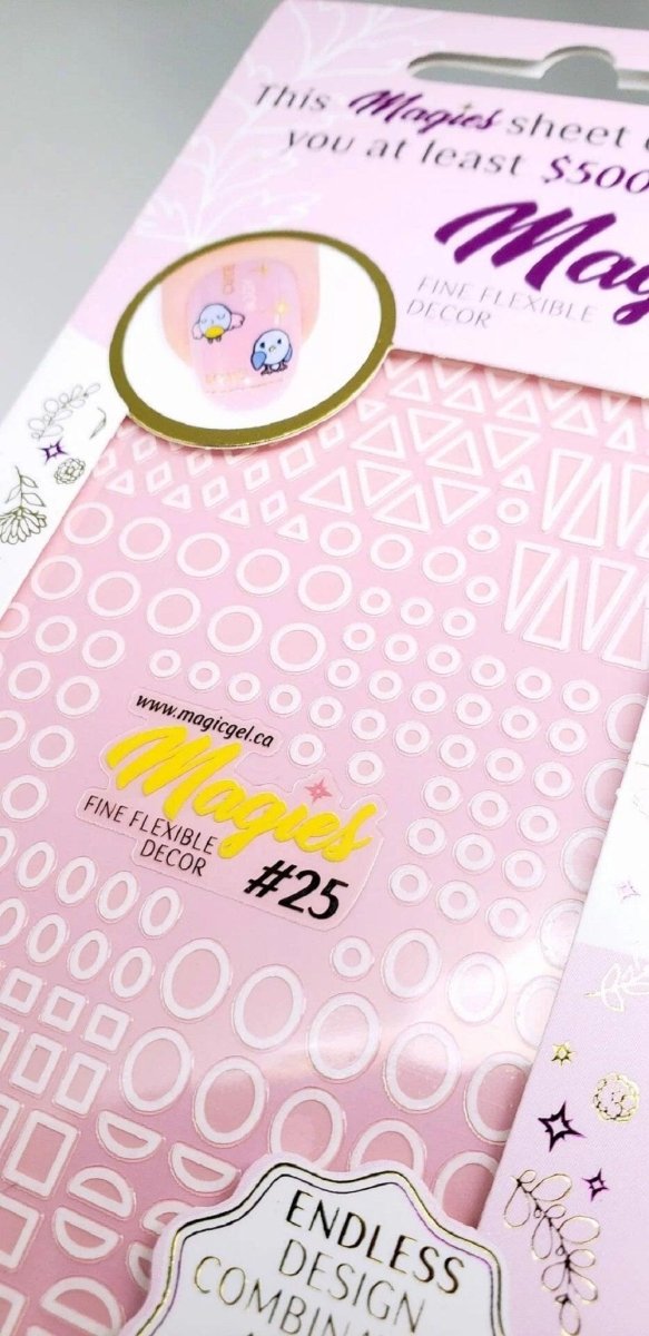 MAGIC MAGIES FLEXIBLE DECOR #25 - Purple Beauty Supplies