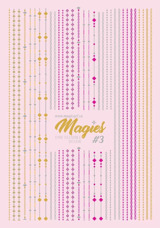 MAGIC MAGIES FLEXIBLE DECOR #3 - Purple Beauty Supplies