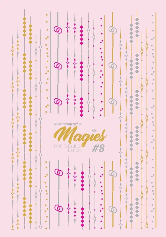 MAGIC MAGIES FLEXIBLE DECOR #8 - Purple Beauty Supplies