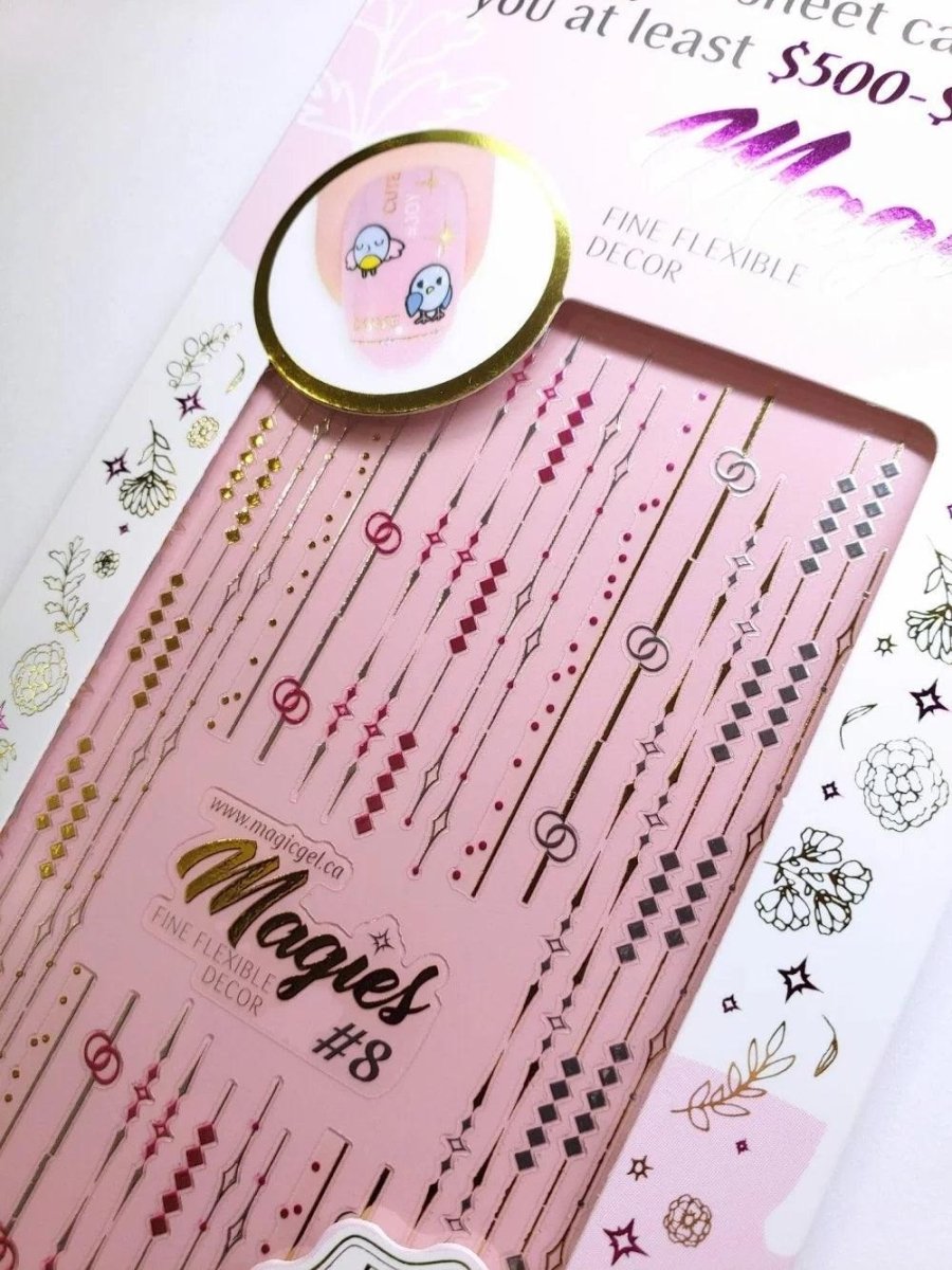 MAGIC MAGIES FLEXIBLE DECOR #8 - Purple Beauty Supplies