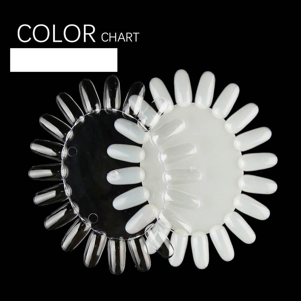 NAIL POLISH COLOR DISPLAY WHEEL CLEAR - Purple Beauty Supplies