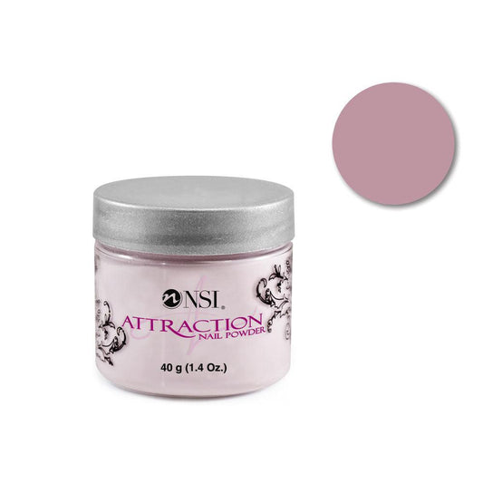 NSI ATTRACTION DUSTY PINK POWDER 1.42 OZ - Purple Beauty Supplies
