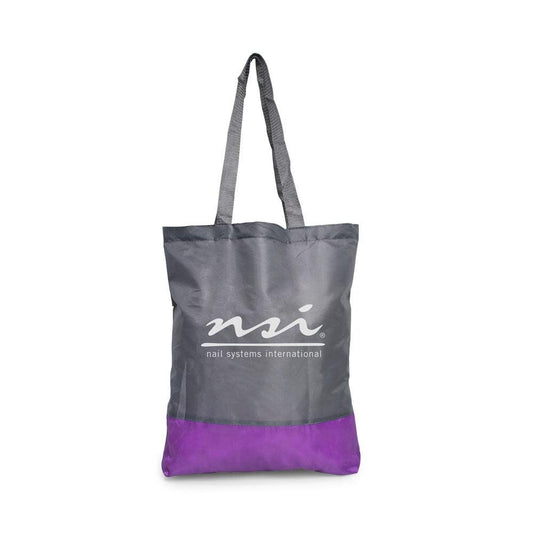NSI FABRIC FOLDABLE TOTE - Purple Beauty Supplies