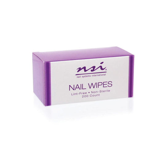 NSI LINT FREE NAIL WIPES 200ct - Purple Beauty Supplies