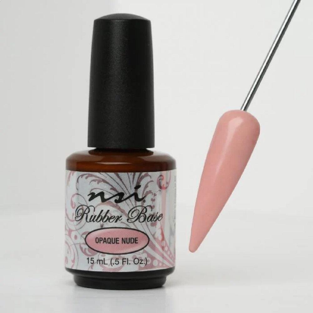 NSI REMOVEABLE RUBBER BASE OPAQUE NUDE .5 OZ/15 ML - Purple Beauty Supplies