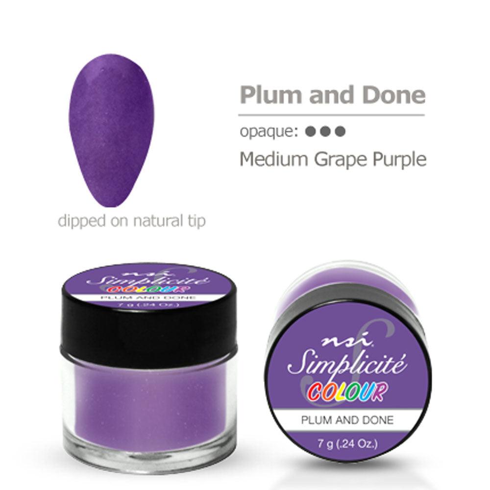NSI SIMPLICITE COLOUR PLUM AND DONE 7 GM - Purple Beauty Supplies