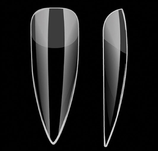 NSI SOFT GEL TIPS - STILETTO 550 CT - Purple Beauty Supplies