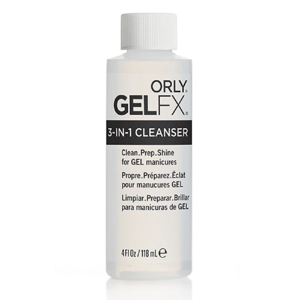 ORLY GEL FX 3-IN-1 CLEANSER 4 OZ/120 ML - Purple Beauty Supplies