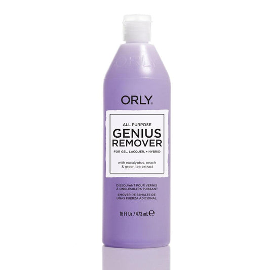ORLY GENIUS REMOVER 16 OZ/473 ML - Purple Beauty Supplies