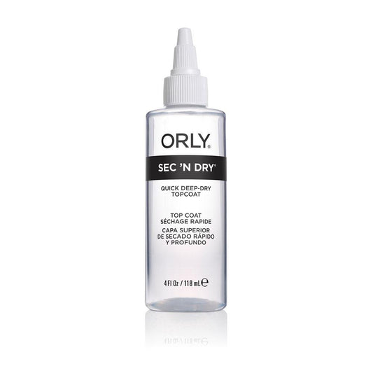 ORLY SEC'N DRY 4 FL OZ/118ML - Purple Beauty Supplies