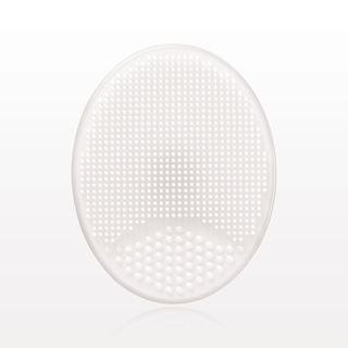 OVAL SILICONE FACIAL CLEANSING PAD CLEAR - Purple Beauty Supplies
