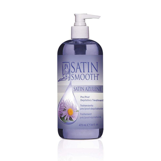 SATIN SMOOTH AZULENE PRE/POST TREATMENT 16 OZ/473 ML - Purple Beauty Supplies